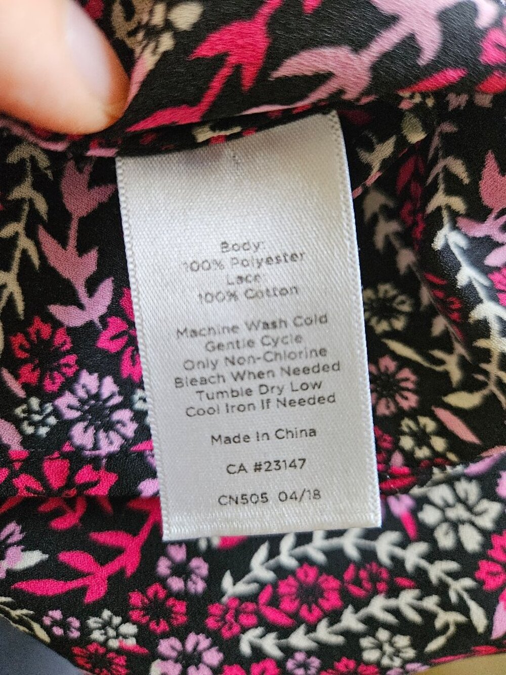 Talbots Popover Raspberry Pink Black White LP - Picture 6 of 6